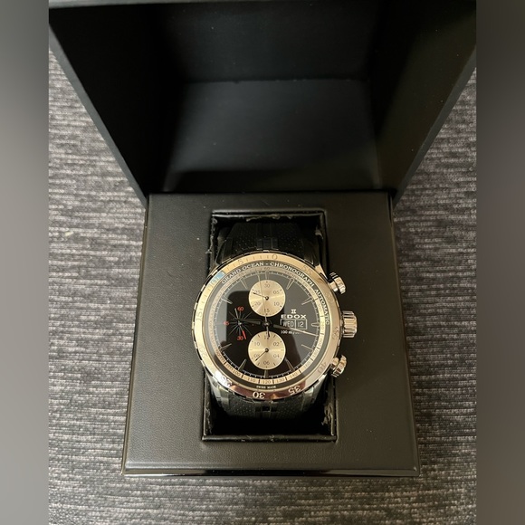 Edox 01121 357NCA NIN Grand Ocean Chronograph Automatic Men’s Watch - Picture 3 of 7